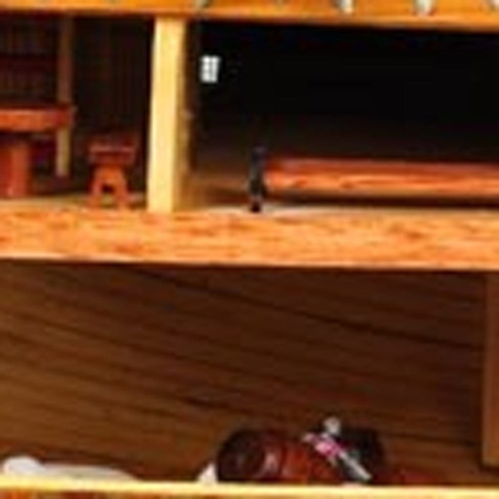 34" Wood Brown HMS Endeavour 1768 Open Hull Hand Painted Decorative Boat - Homeroots - Flyclothing LLC