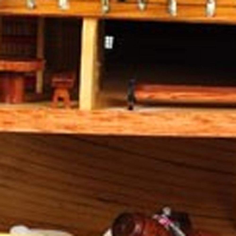 34" Wood Brown HMS Endeavour 1768 Open Hull Hand Painted Decorative Boat - Homeroots - Flyclothing LLC