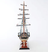 24" Wood Brown 1862 CSS Alabama Hand Painted Decorative Boat - Homeroots - Flyclothing LLC