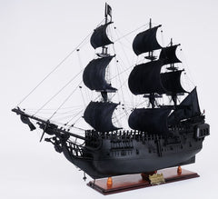 24" Black Hand Painted Sculpture