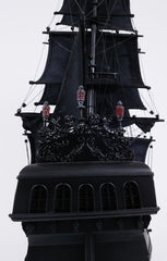 24" Black Hand Painted Sculpture