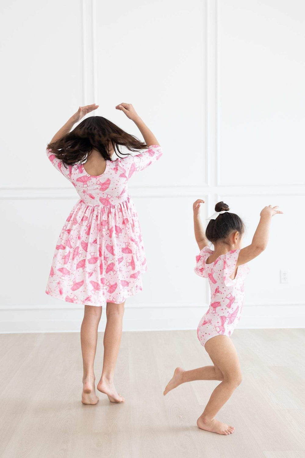 Pirouette 3/4 Sleeve Pocket Twirl Dress - Mila & Rose ® - Flyclothing LLC