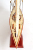 31" Wood Brown Endeavour Yacht Hand Painted Sculpture - Homeroots - Flyclothing LLC