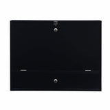 26" Black Wall Mounted Floating Desk - Homeroots - Flyclothing LLC