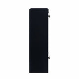 26" Black Wall Mounted Floating Desk - Homeroots