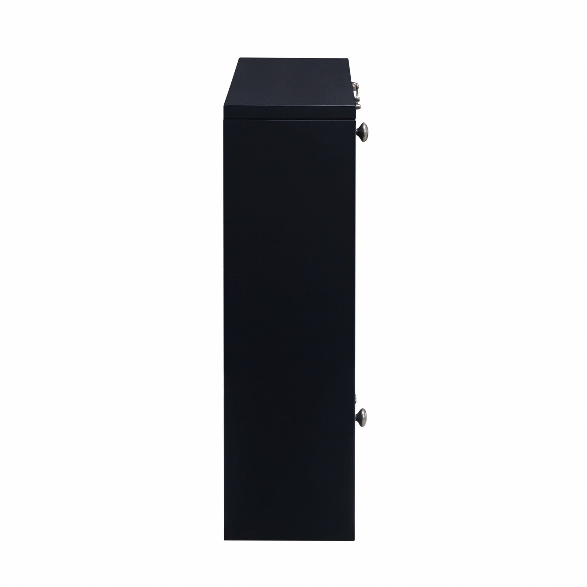 26" Black Wall Mounted Floating Desk - Homeroots - Flyclothing LLC