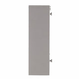 26" Gray Wall Mounted Floating Desk - Homeroots