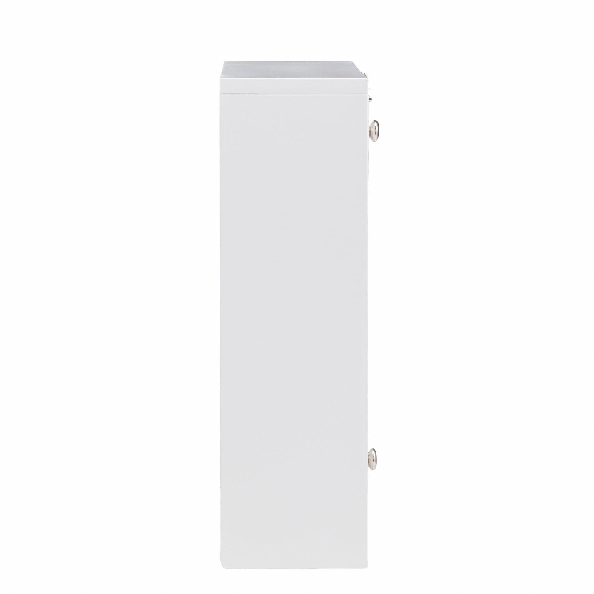 26" White Wall Mounted Floating Desk - Homeroots - Flyclothing LLC