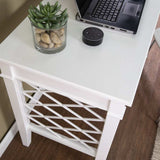White Writing Desk - Homeroots - Flyclothing LLC