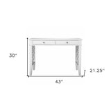 White Writing Desk - Homeroots - Flyclothing LLC