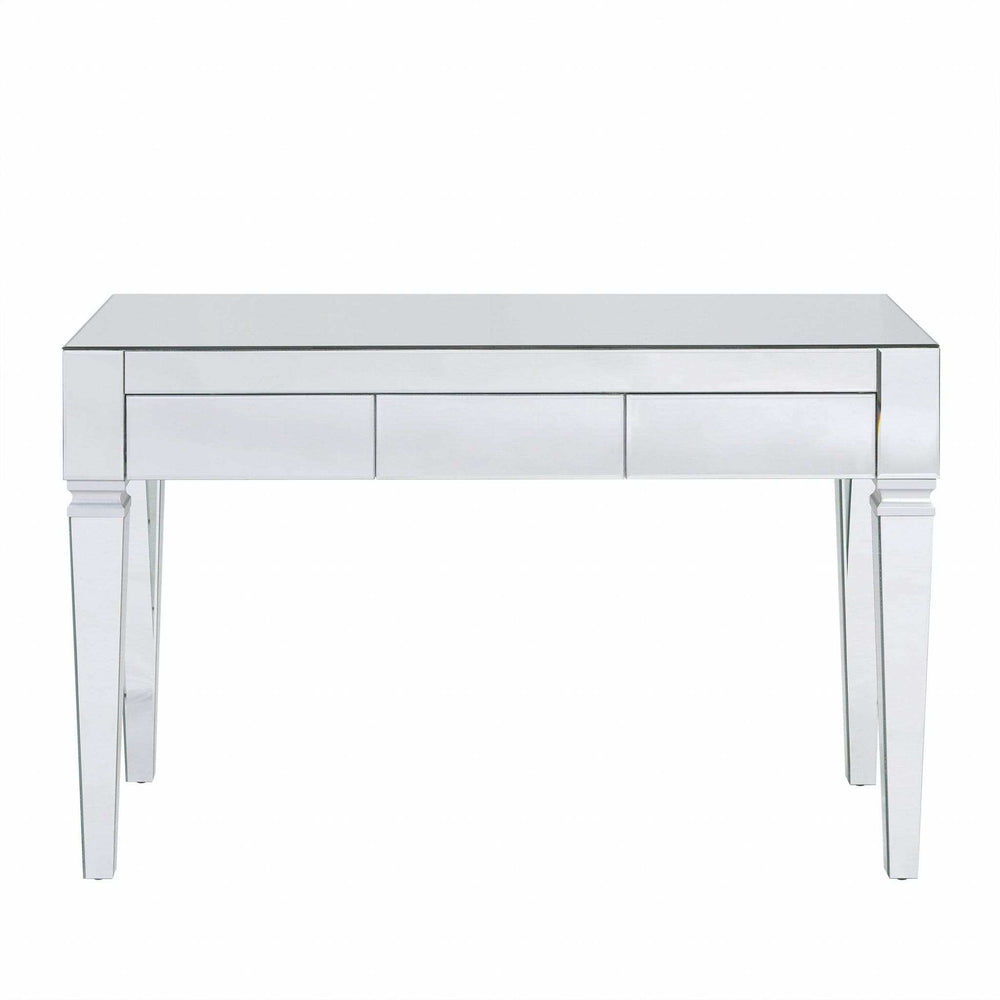 Silver Mirrored Glam Desk - Homeroots - Flyclothing LLC