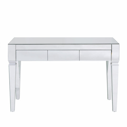 Silver Mirrored Glam Desk - Homeroots