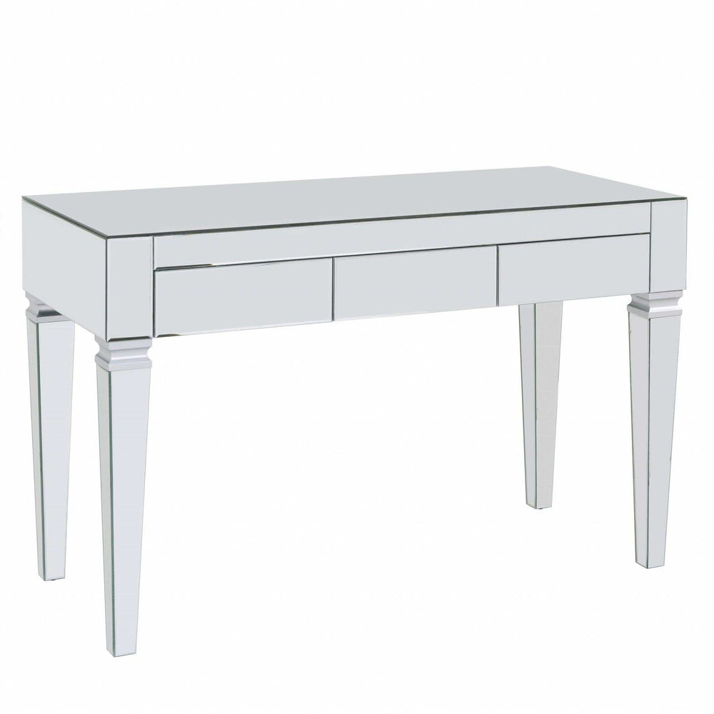 Silver Mirrored Glam Desk - Homeroots - Flyclothing LLC