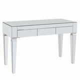 Silver Mirrored Glam Desk - Homeroots