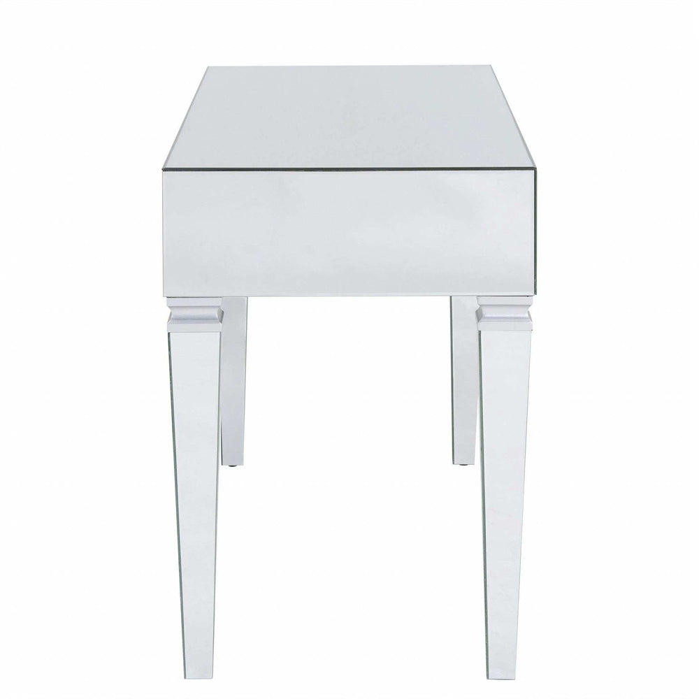 Silver Mirrored Glam Desk - Homeroots - Flyclothing LLC