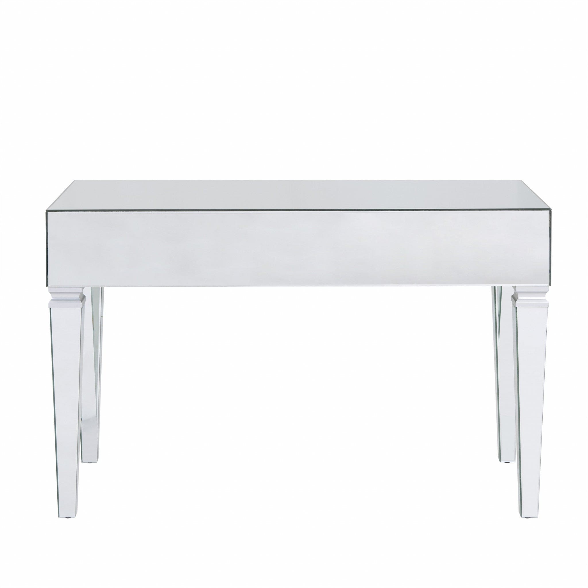 Silver Mirrored Glam Desk - Homeroots