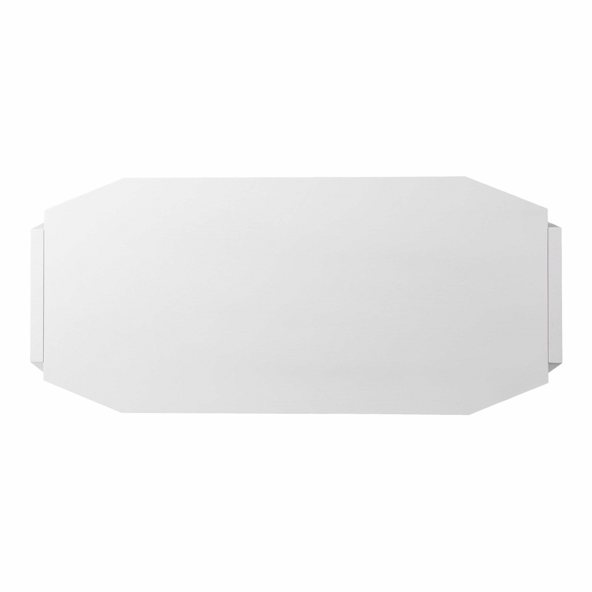 Metallic White Modern Writing Desk - Homeroots - Flyclothing LLC