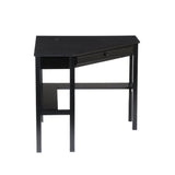 Black Corner Computer Desk - Homeroots