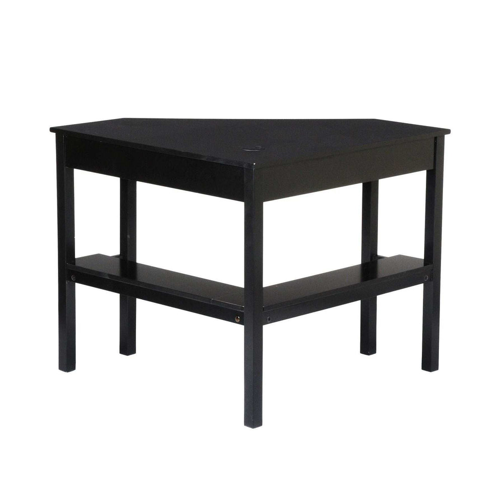 Black Corner Computer Desk - Homeroots - Flyclothing LLC
