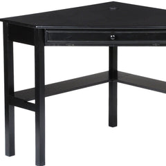 Black Corner Computer Desk