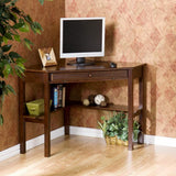 Espresso Corner Computer Desk - Homeroots - Flyclothing LLC