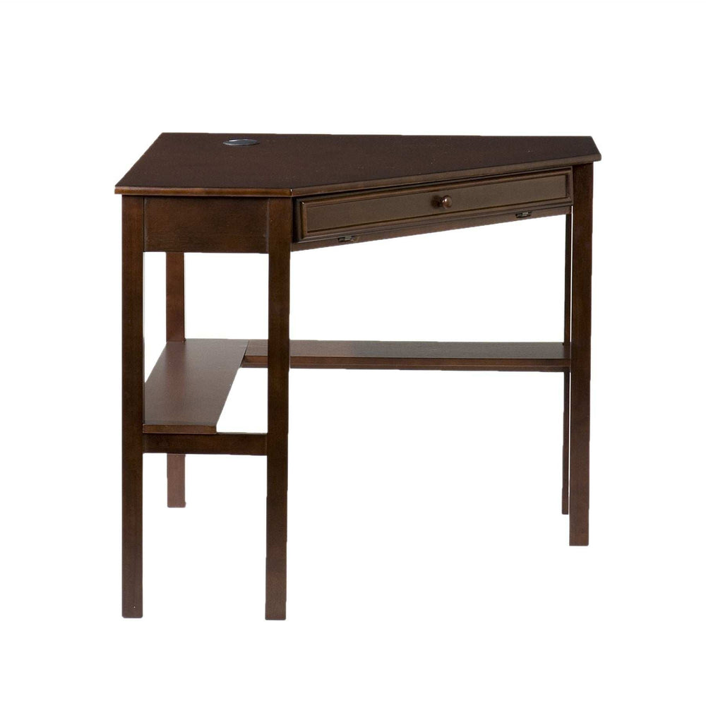 Espresso Corner Computer Desk - Homeroots - Flyclothing LLC