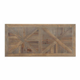 50" Brown and Black Reclaimed Wood Writing Desk - Homeroots - Flyclothing LLC