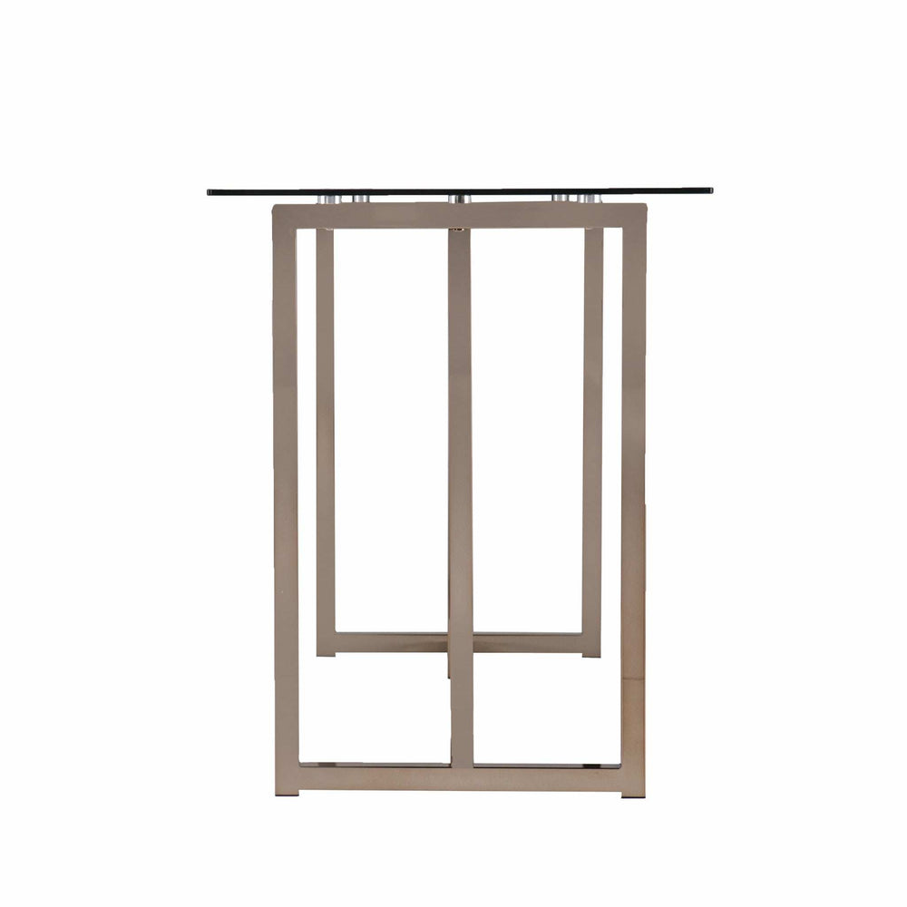 Modern Champagne Writing Desk - Homeroots - Flyclothing LLC