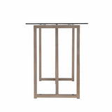 Modern Champagne Writing Desk - Homeroots