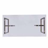 Modern Champagne Writing Desk - Homeroots - Flyclothing LLC