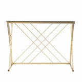 Modern Glass Top Desk - Homeroots