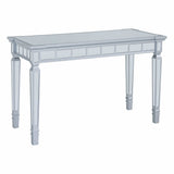 Silver Mirrored Writing Desk with Drawers - Homeroots - Flyclothing LLC
