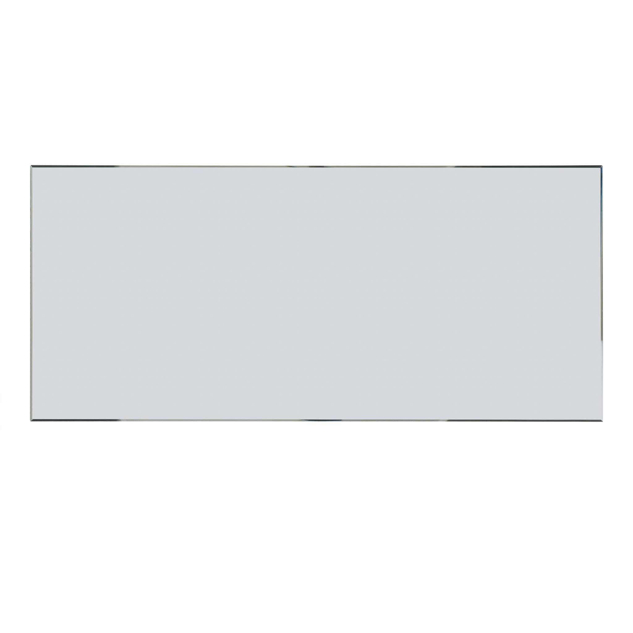 Silver Mirrored Writing Desk with Drawers - Homeroots