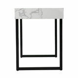 45" White And Black Writing Desk - Homeroots - Flyclothing LLC