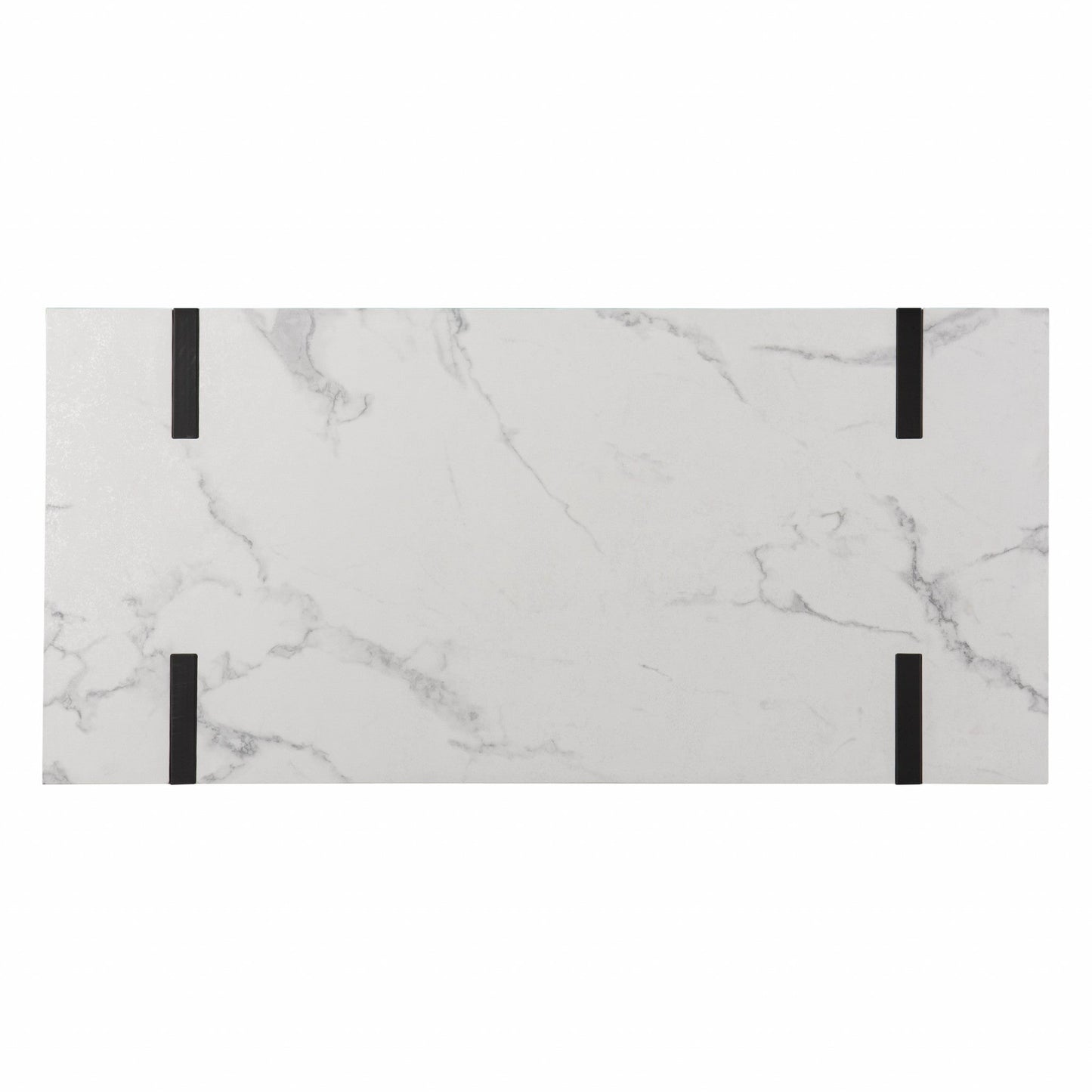 45" White And Black Writing Desk - Homeroots - Flyclothing LLC