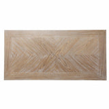 43" Natural And White Writing Desk With Three Drawers - Homeroots - Flyclothing LLC