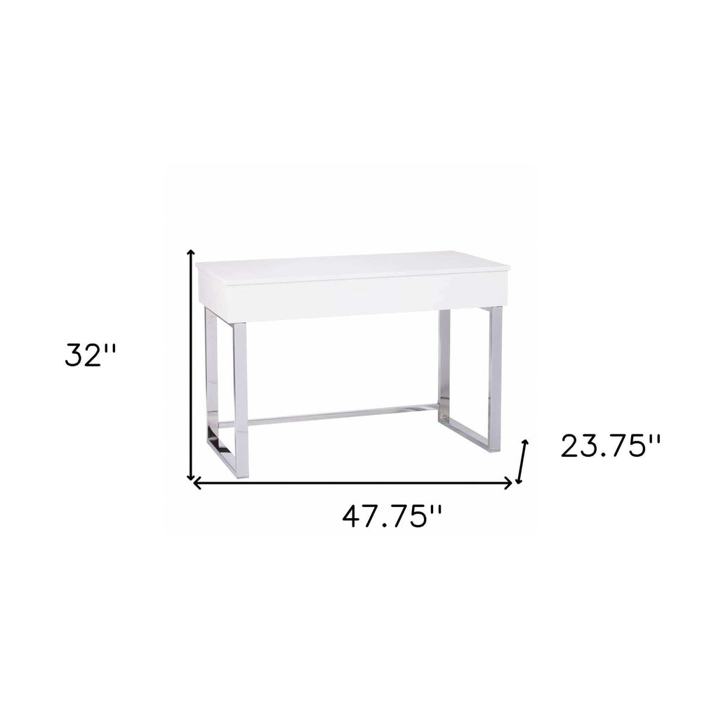 Classic White Adjustable Height Desk - Homeroots - Flyclothing LLC