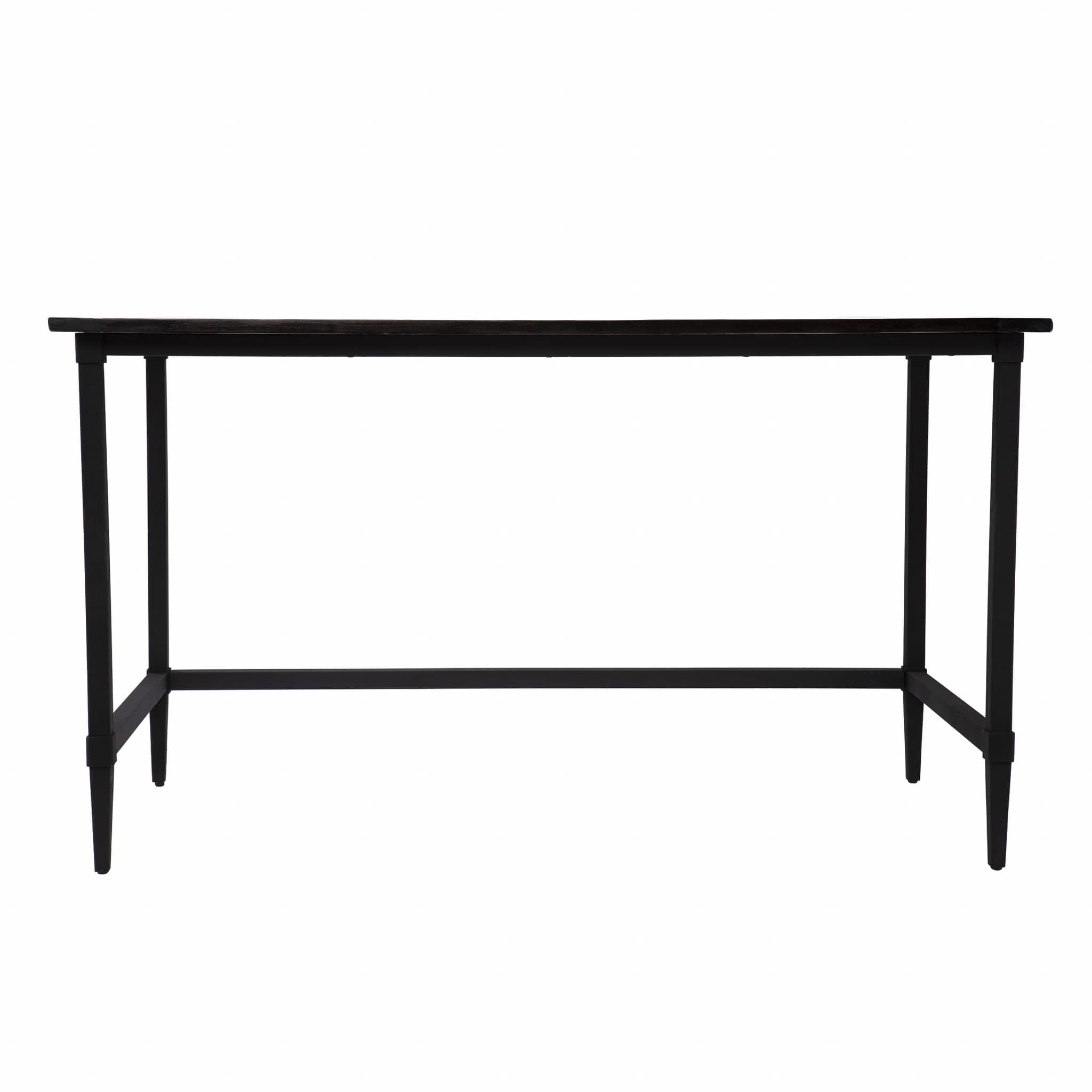 Natural Black Reclaimed Wood Desk - Homeroots