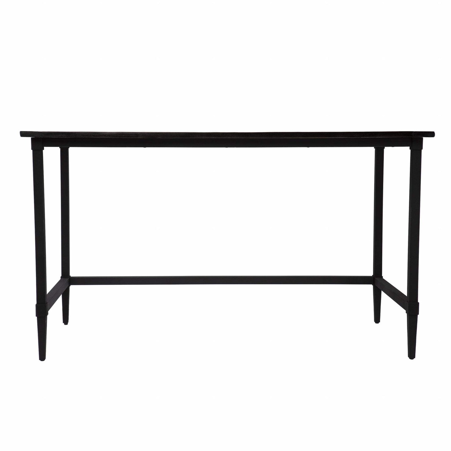 Natural Black Reclaimed Wood Desk - Homeroots - Flyclothing LLC