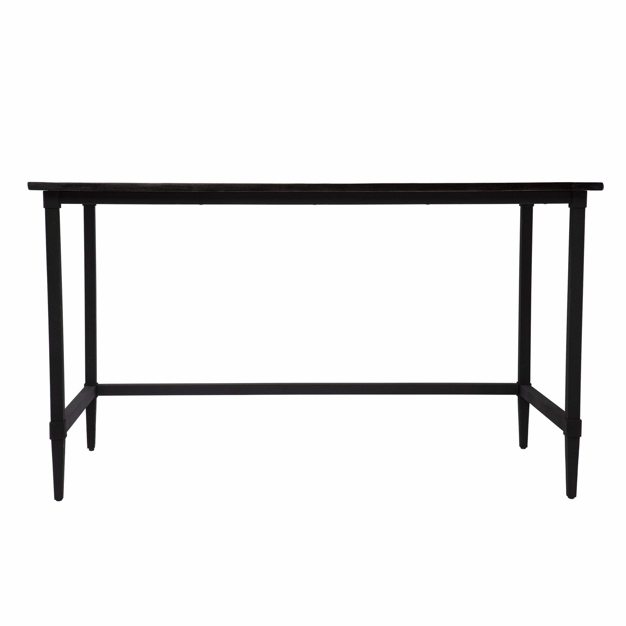 Natural Black Reclaimed Wood Desk - Homeroots - Flyclothing LLC