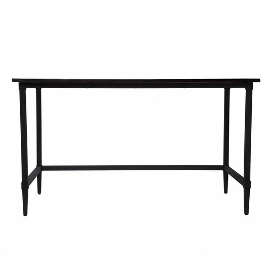 Natural Black Reclaimed Wood Desk - Homeroots