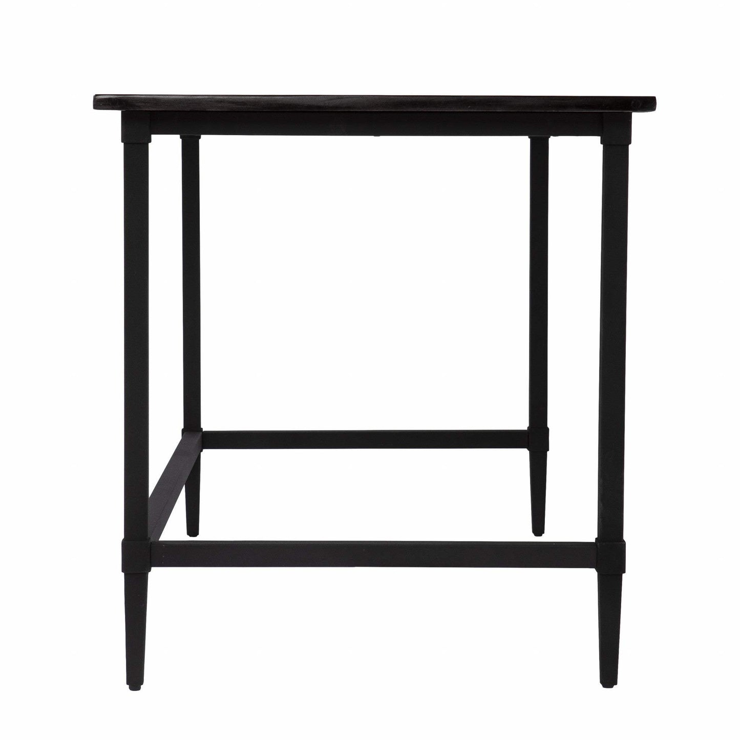 Natural Black Reclaimed Wood Desk - Homeroots - Flyclothing LLC