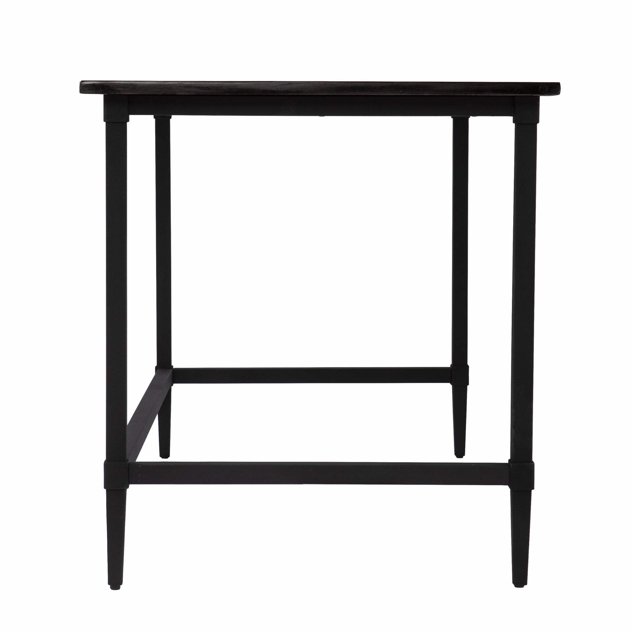 Natural Black Reclaimed Wood Desk - Homeroots - Flyclothing LLC