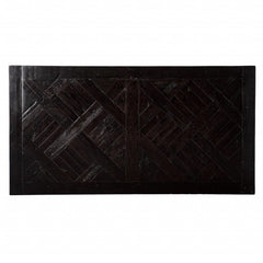 Natural Black Reclaimed Wood Desk - Homeroots