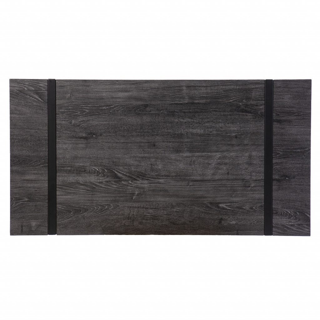 45" Black Writing Desk - Homeroots - Flyclothing LLC