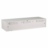 White Wall Mount Desk with Drawers - Homeroots