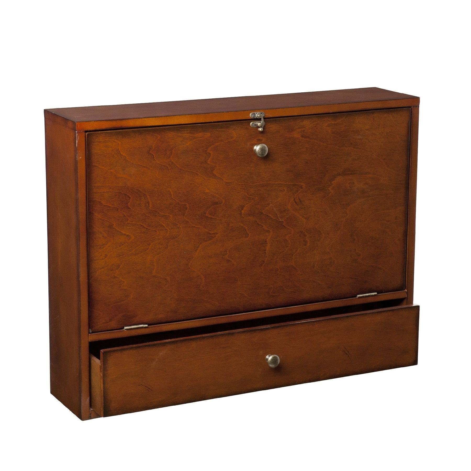 26" Brown Floating desk