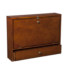 26" Brown Floating desk