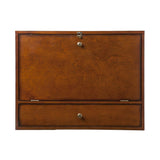 26" Brown Floating desk - Homeroots