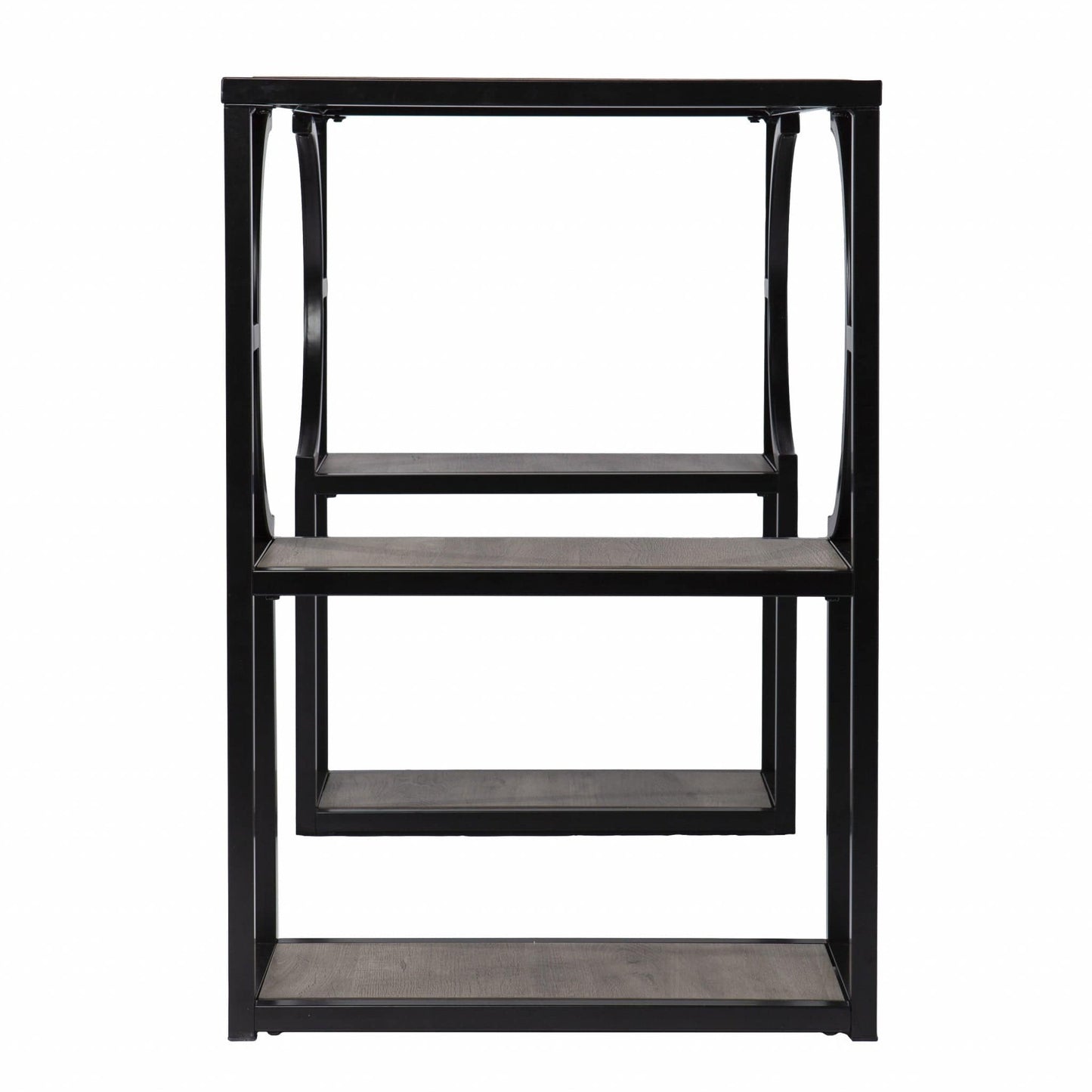 Wood and Iron Writing Desk with Storage - Homeroots - Flyclothing LLC